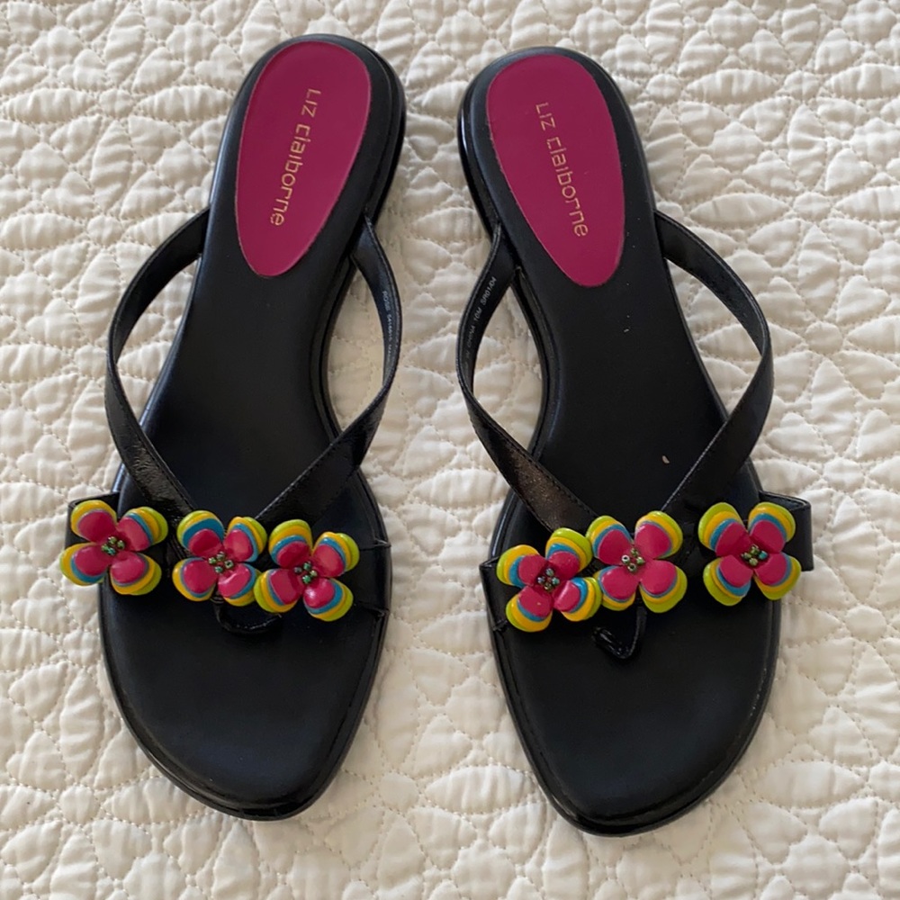 Liz Claiborne Floral Sandal Size 10M